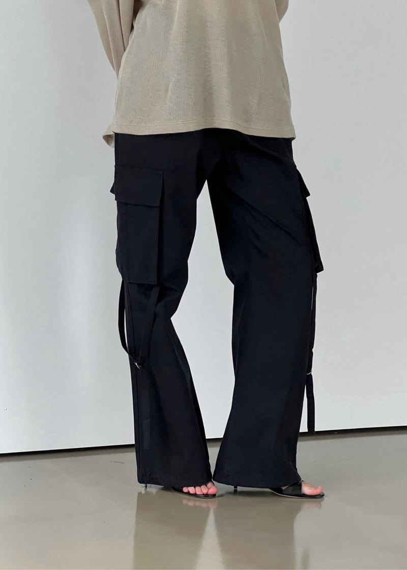 Another Avenue - Korean Women Fashion - #momslook - Bootscut Cargo Pants - 10