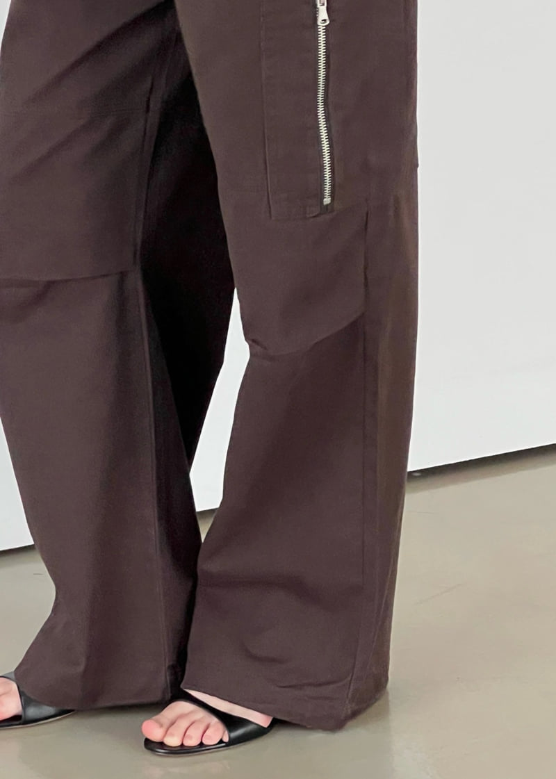 Another Avenue - Korean Women Fashion - #momslook - Peach Cotton Cargo Pants - 9
