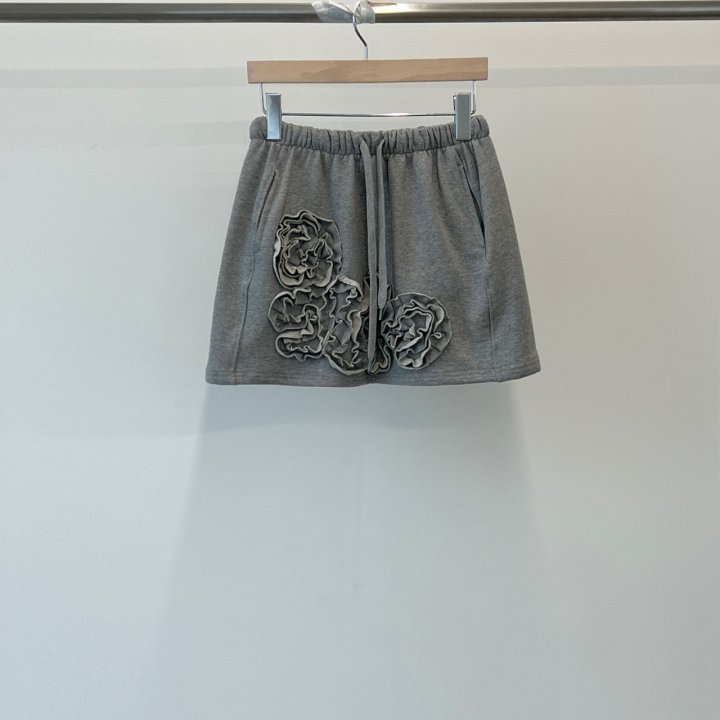 Another Avenue - Korean Women Fashion - #pursuepretty - Handle Flower Skirt - 5
