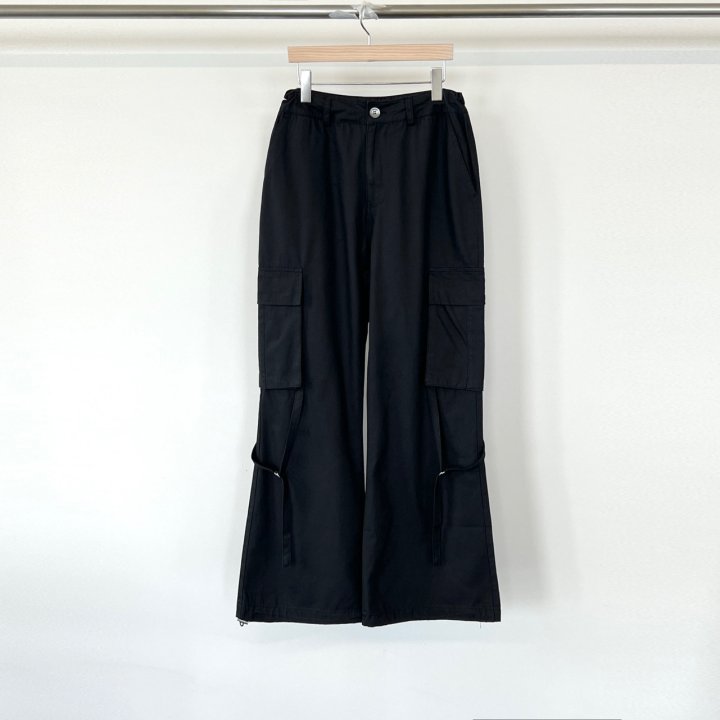 Another Avenue - Korean Women Fashion - #restrostyle - Bootscut Cargo Pants - 4