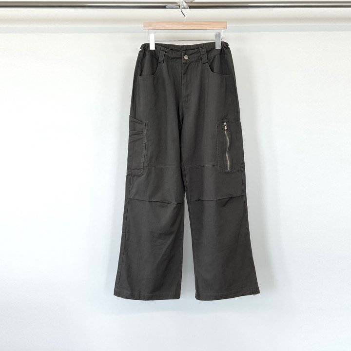 Another Avenue - Korean Women Fashion - #romanticstyle - Peach Cotton Cargo Pants - 3