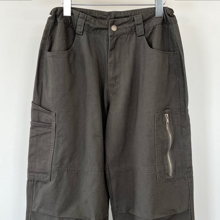 Another Avenue - Korean Women Fashion - #thatsdarling - Peach Cotton Cargo Pants - 5