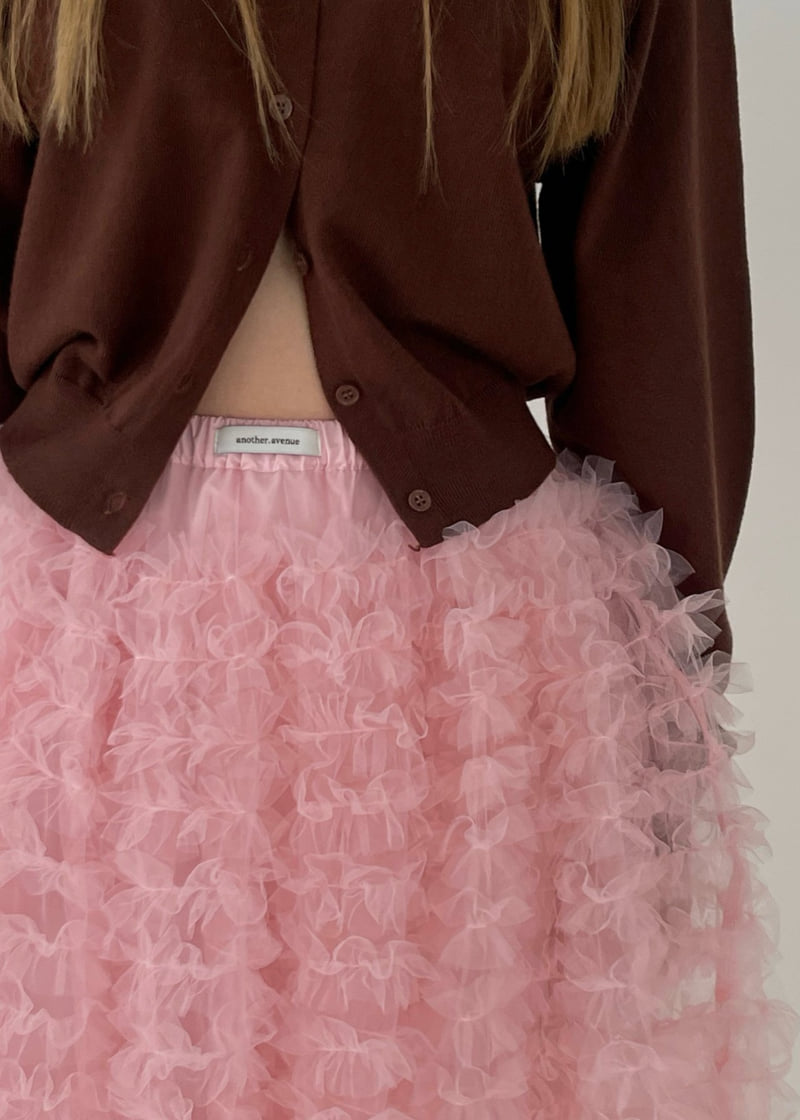 Another Avenue - Korean Women Fashion - #vintagekidsstyle - 23 Tiered Mesh Skirt - 11