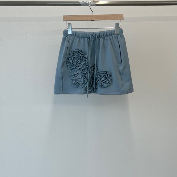 Another Avenue - Korean Women Fashion - #vintageinspired - Handle Flower Skirt - 4