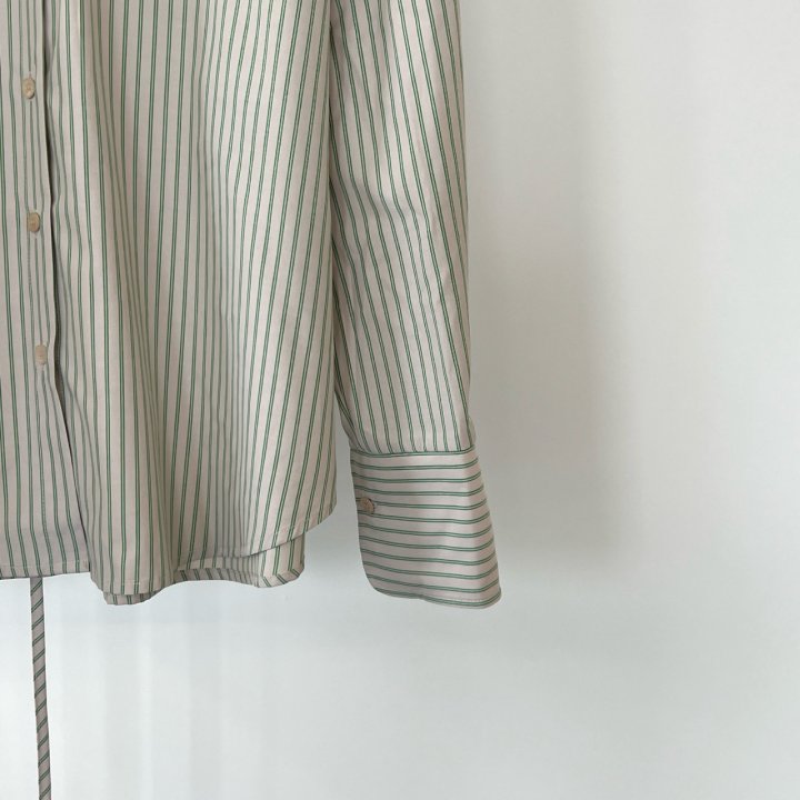 Another Avenue - Korean Women Fashion - #womensfashion - Mine Stripe Shirt - 8