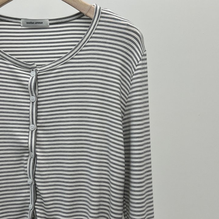 Another Avenue - Korean Women Fashion - #womensfashion - Alex Stripe Cardigan - 8