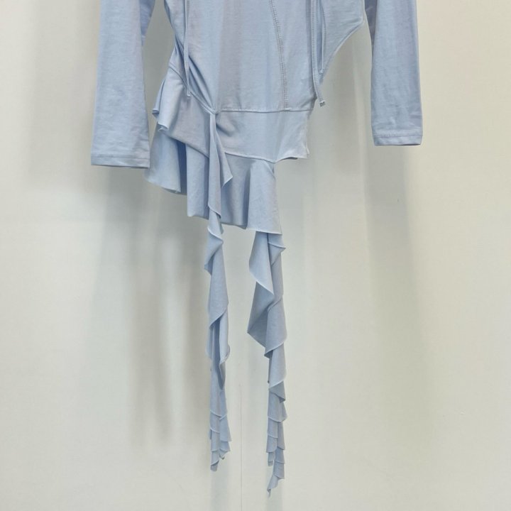 Another Avenue - Korean Women Fashion - #womensfashion - Diagonal Frill Tee - 11