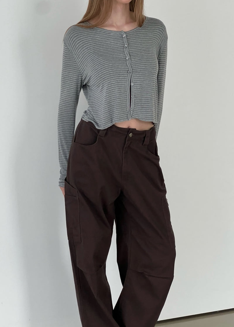 Another Avenue - Korean Women Fashion - #womensfashion - Peach Cotton Cargo Pants - 10