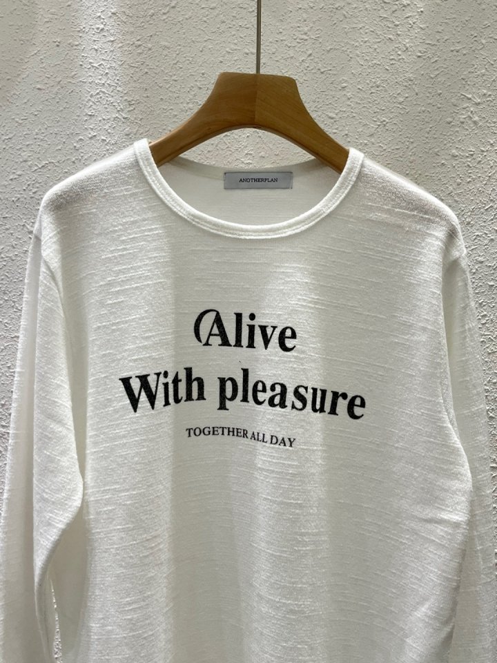 Another Plan - Korean Women Fashion - #momslook - Alive Tee