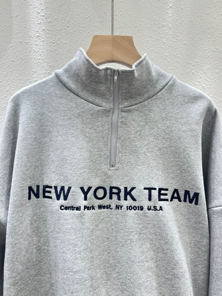 Another Plan - Korean Women Fashion - #momslook - New York Half Zip-up Top - 6