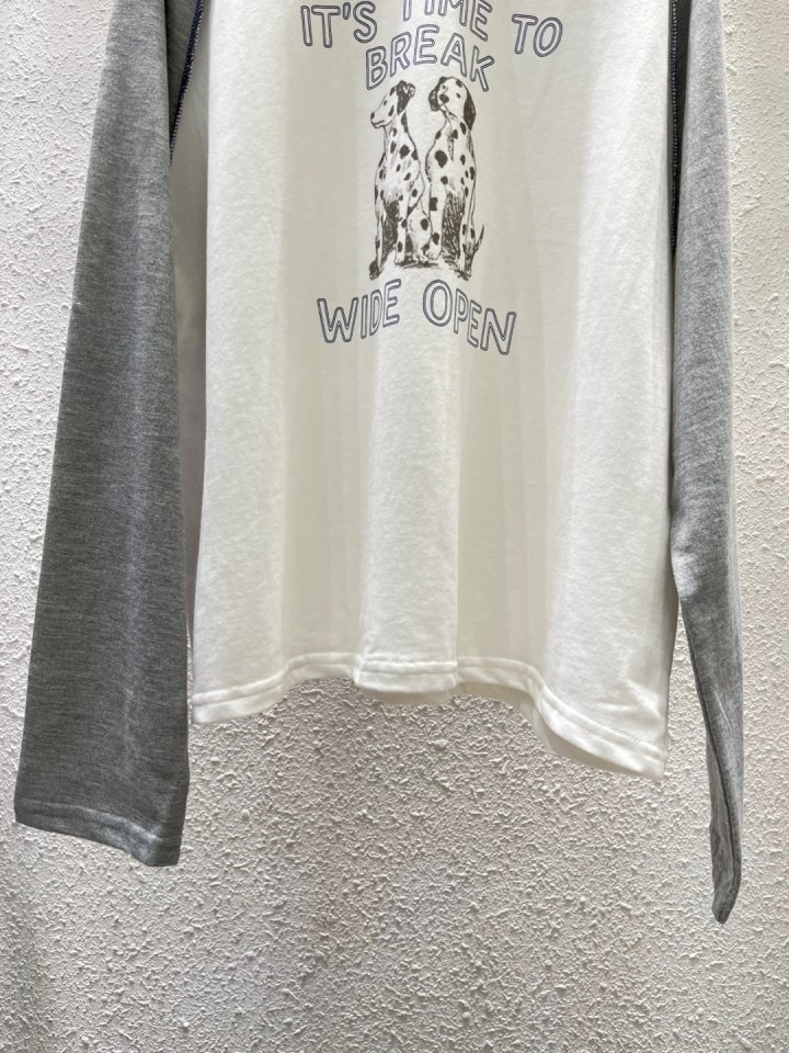 Another Plan - Korean Women Fashion - #shopsmall - Raglan Animal Tee - 7