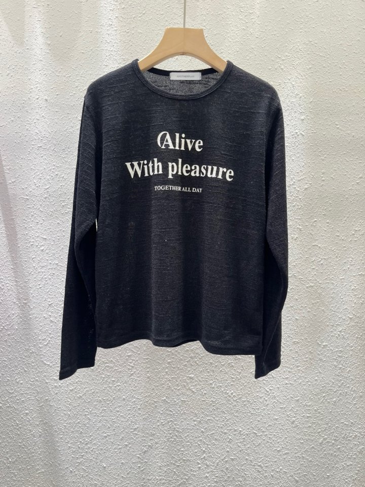 Another Plan - Korean Women Fashion - #thatsdarling - Alive Tee - 9