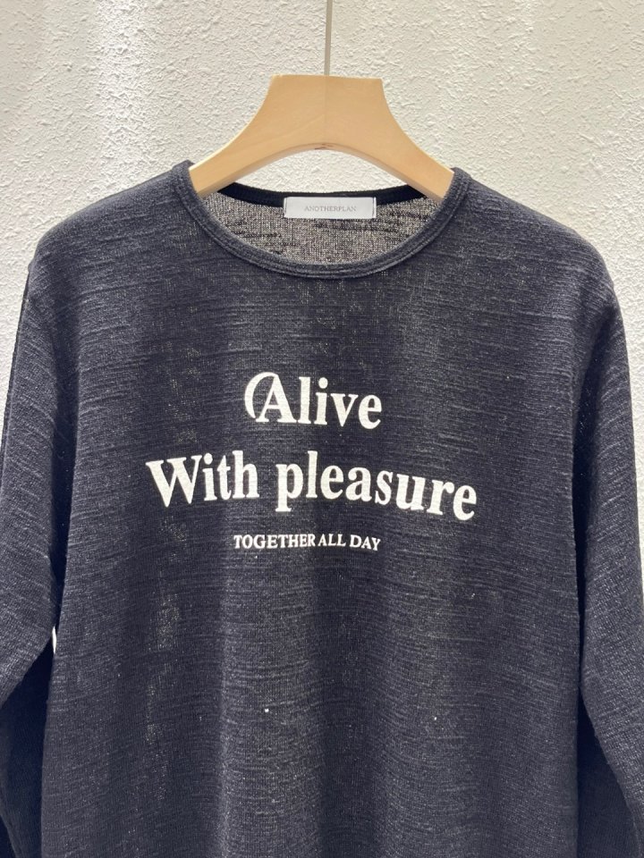 Another Plan - Korean Women Fashion - #thelittlethings - Alive Tee - 10