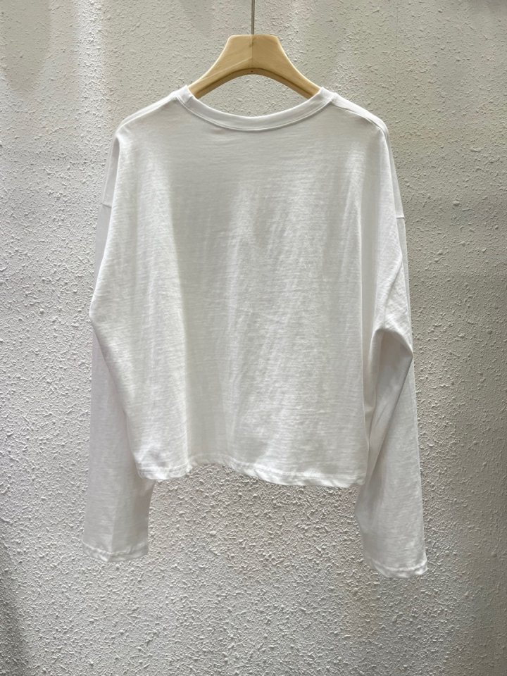 Another Plan - Korean Women Fashion - #womensfashion - Pleased Pigment Tee - 4
