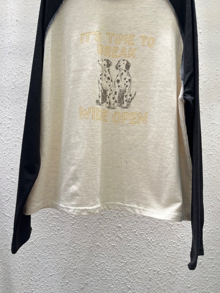 Another Plan - Korean Women Fashion - #vintagekidsstyle - Raglan Animal Tee - 3