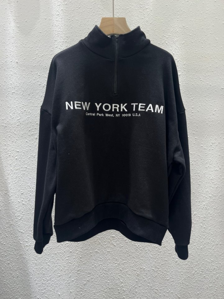 Another Plan - Korean Women Fashion - #womensfashion - New York Half Zip-up Top - 9