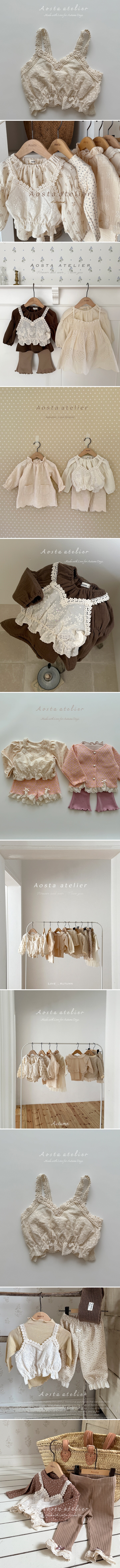 Aosta - Korean Baby Fashion - #smilingbaby - Lace Bustier - 2