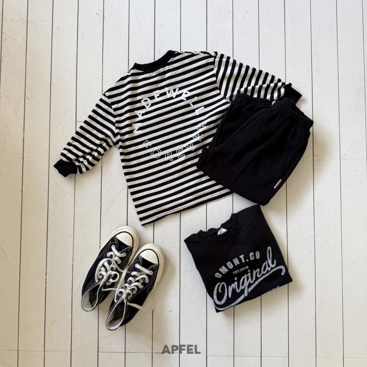 Apfel - Korean Children Fashion - #Kfashion4kids - Collin Stripe Tee - 7