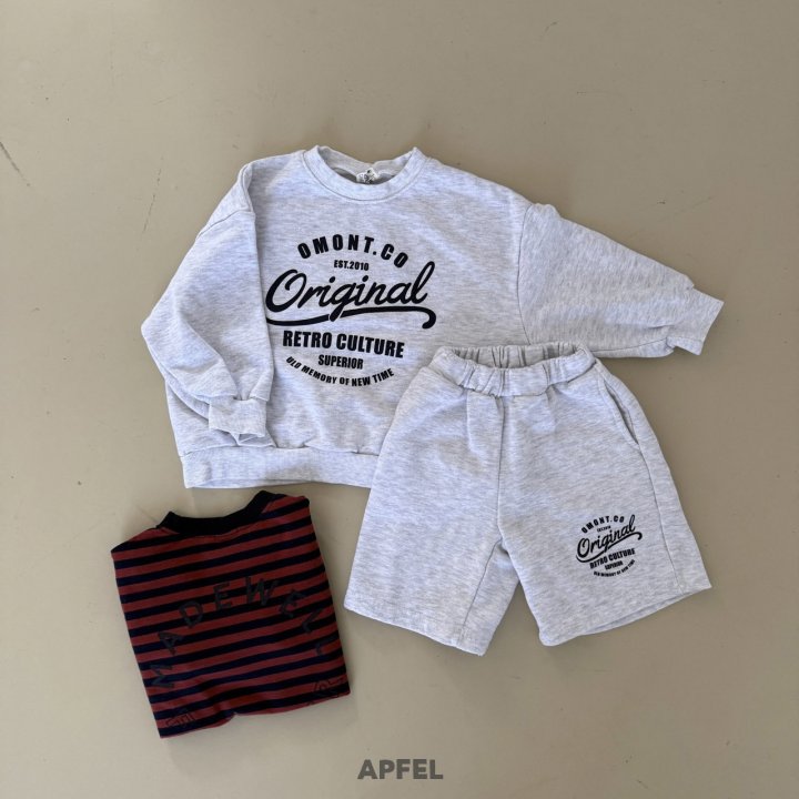 Apfel - Korean Children Fashion - #childofig - Logo Bermuda Pants - 5