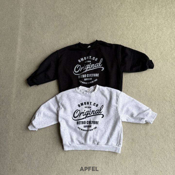 Apfel - Korean Children Fashion - #stylishchildhood - Logo Sweatshirt - 4