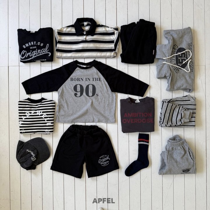 Apfel - Korean Children Fashion - #designkidswear - Logo Bermuda Pants - 7