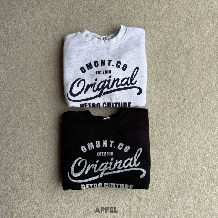 Apfel - Korean Children Fashion - #designkidswear - Logo Sweatshirt - 6