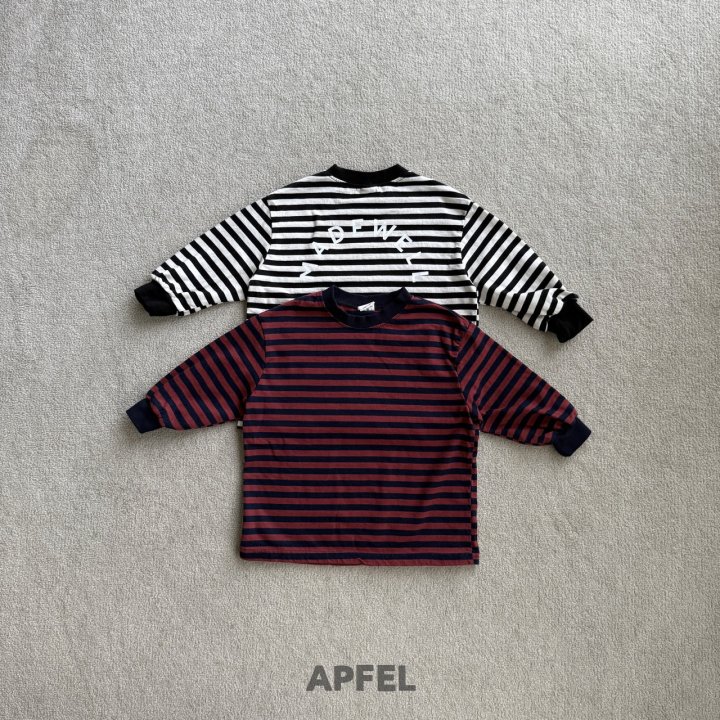 Apfel - Korean Children Fashion - #designkidswear - Collin Stripe Tee