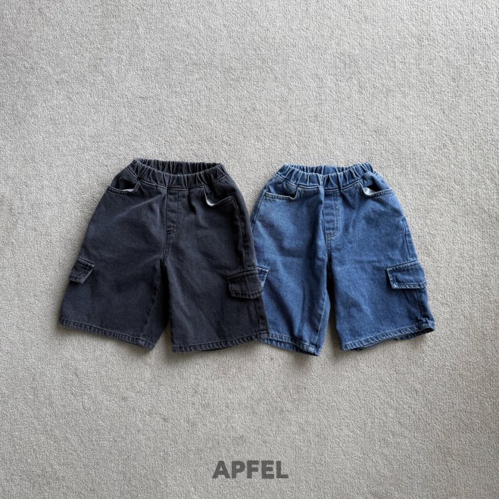 Apfel - Korean Children Fashion - #discoveringself - Cruise Bermuda Denim Pants