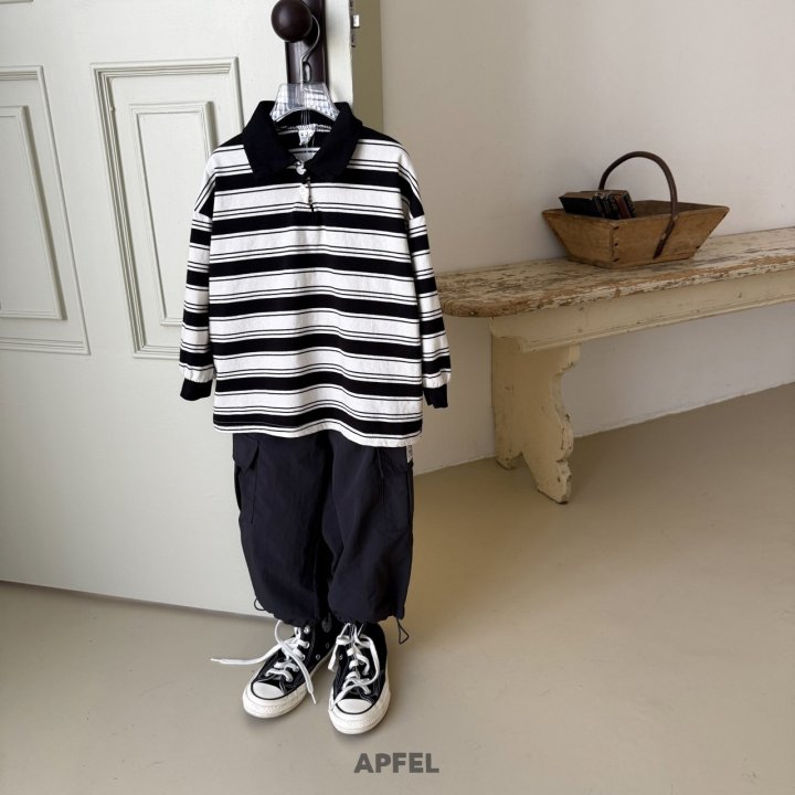 Apfel - Korean Children Fashion - #discoveringself - Yogurt Collar Tee - 4