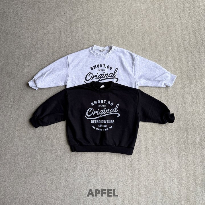 Apfel - Korean Children Fashion - #fashionkids - Logo Sweatshirt - 8