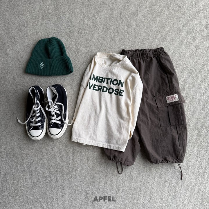 Apfel - Korean Children Fashion - #fashionkids - Sand Cargo Jogger Pants - 5