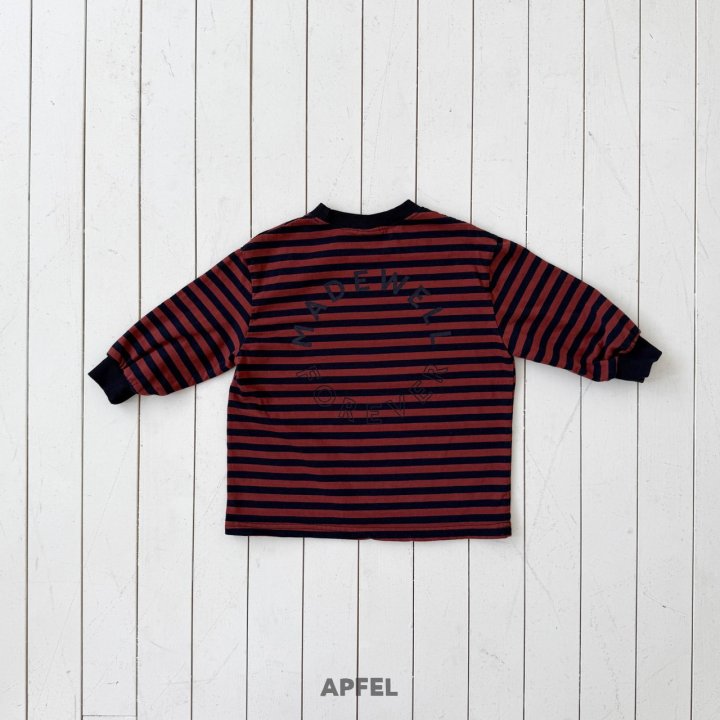 Apfel - Korean Children Fashion - #fashionkids - Collin Stripe Tee - 3