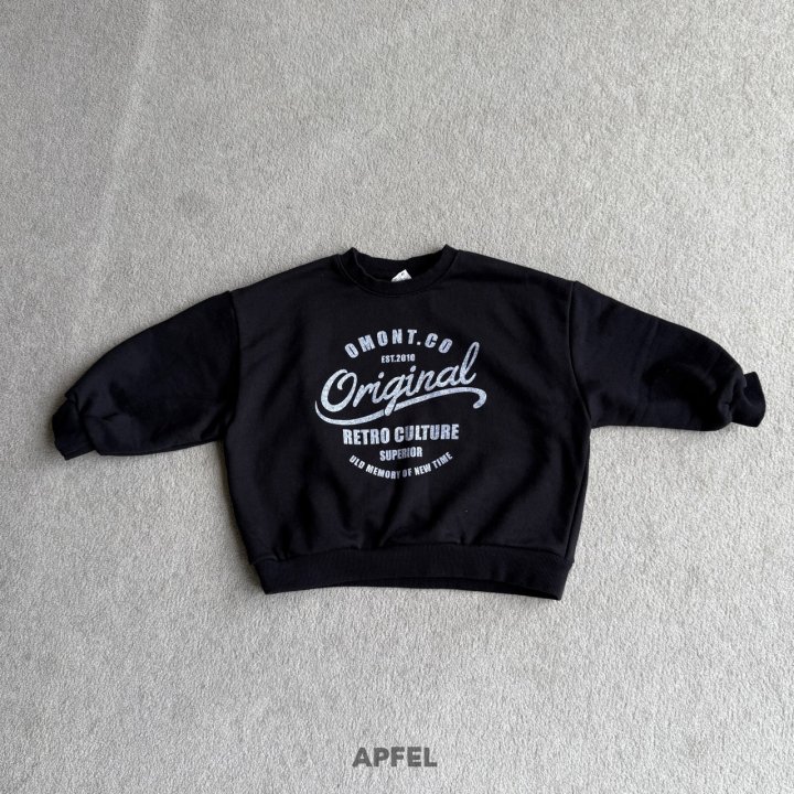 Apfel - Korean Children Fashion - #kidsshorts - Logo Sweatshirt - 9