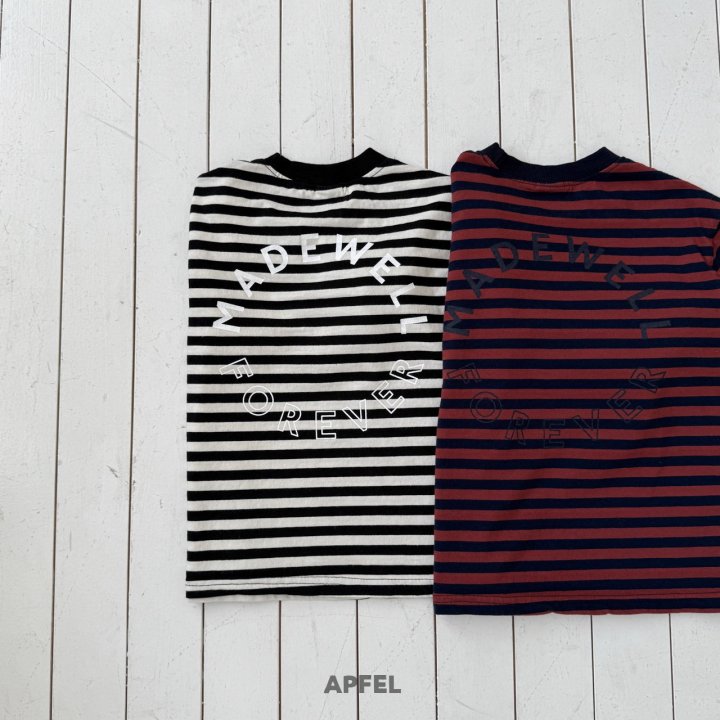Apfel - Korean Children Fashion - #fashionkids - Collin Stripe Tee - 4