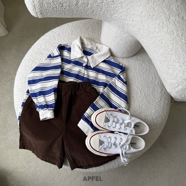 Apfel - Korean Children Fashion - #kidsstore - Yogurt Collar Tee - 6