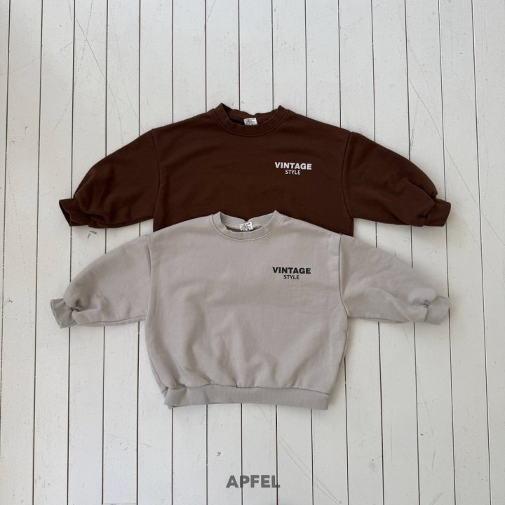 Apfel - Korean Children Fashion - #kidsstore - Vintage Sweatshirt - 3