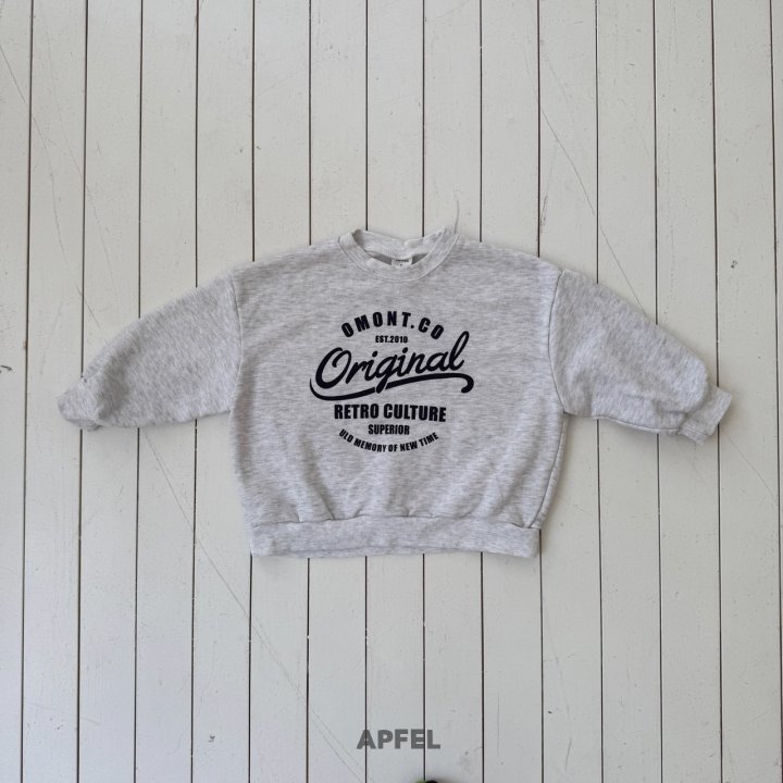 Apfel - Korean Children Fashion - #kidsstore - Logo Sweatshirt - 10