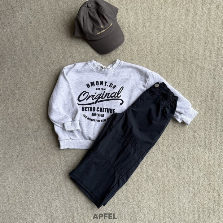 Apfel - Korean Children Fashion - #kidzfashiontrend - Logo Sweatshirt - 11