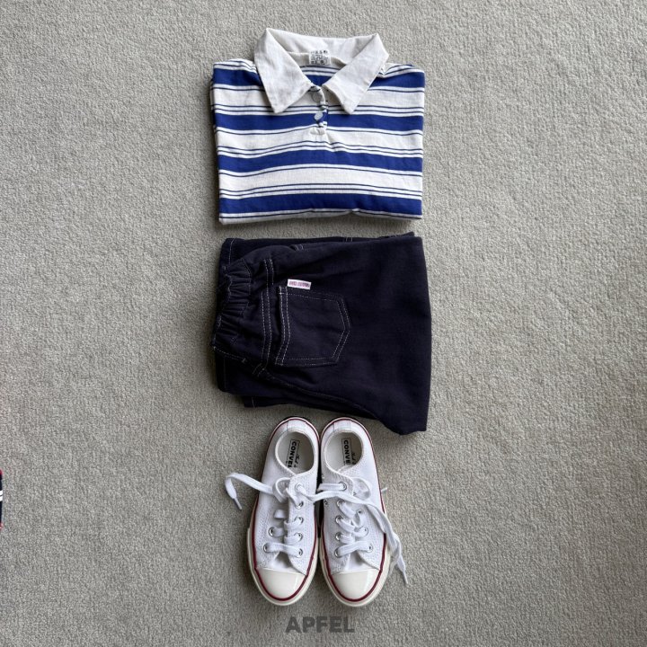 Apfel - Korean Children Fashion - #littlefashionista - Yogurt Collar Tee - 9