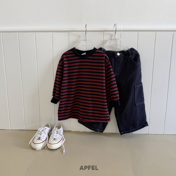 Apfel - Korean Children Fashion - #littlefashionista - Collin Stripe Tee - 8