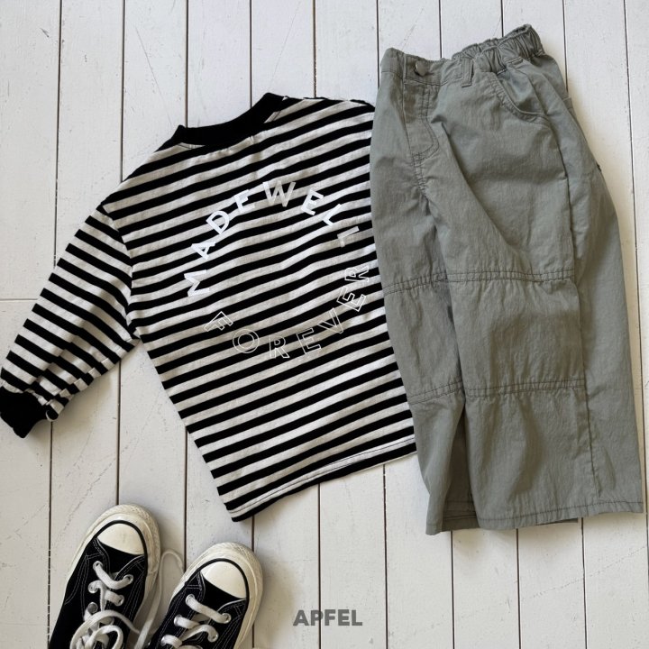 Apfel - Korean Children Fashion - #todddlerfashion - Double Line Pants - 7