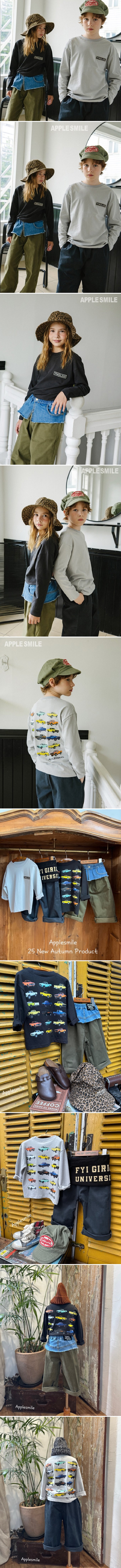 Apple Smile - Korean Children Fashion - #fashionkids - Retro Car Tee - 2