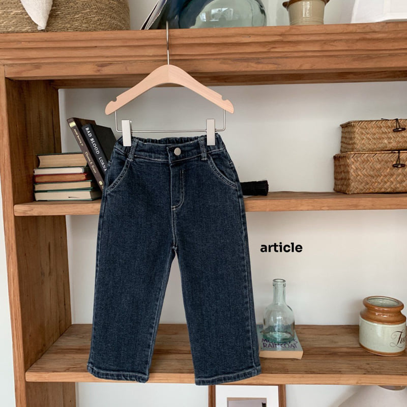 Article - Korean Children Fashion - #Kfashion4kids - Salt Denim Pants