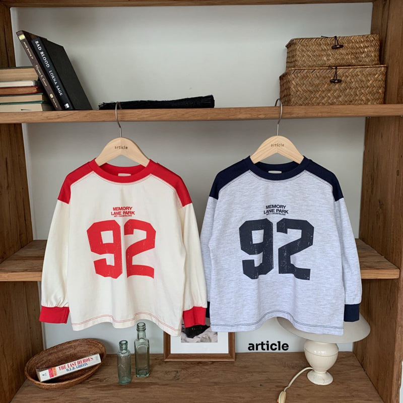 Article - Korean Children Fashion - #Kfashion4kids - 92 Number Tee - 6