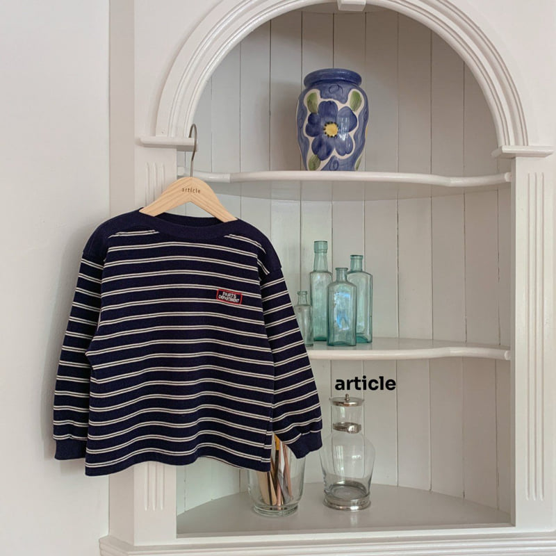 Article - Korean Children Fashion - #childofig - Land Boat Neck Tee - 4