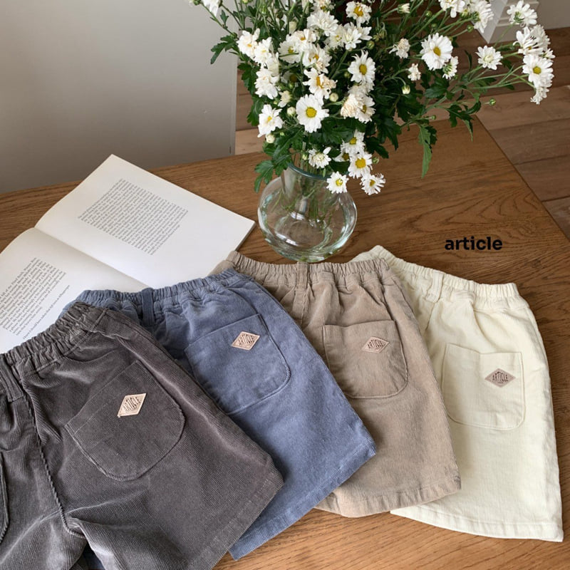 Article - Korean Children Fashion - #childofig - Dave Corduroy Shorts - 10