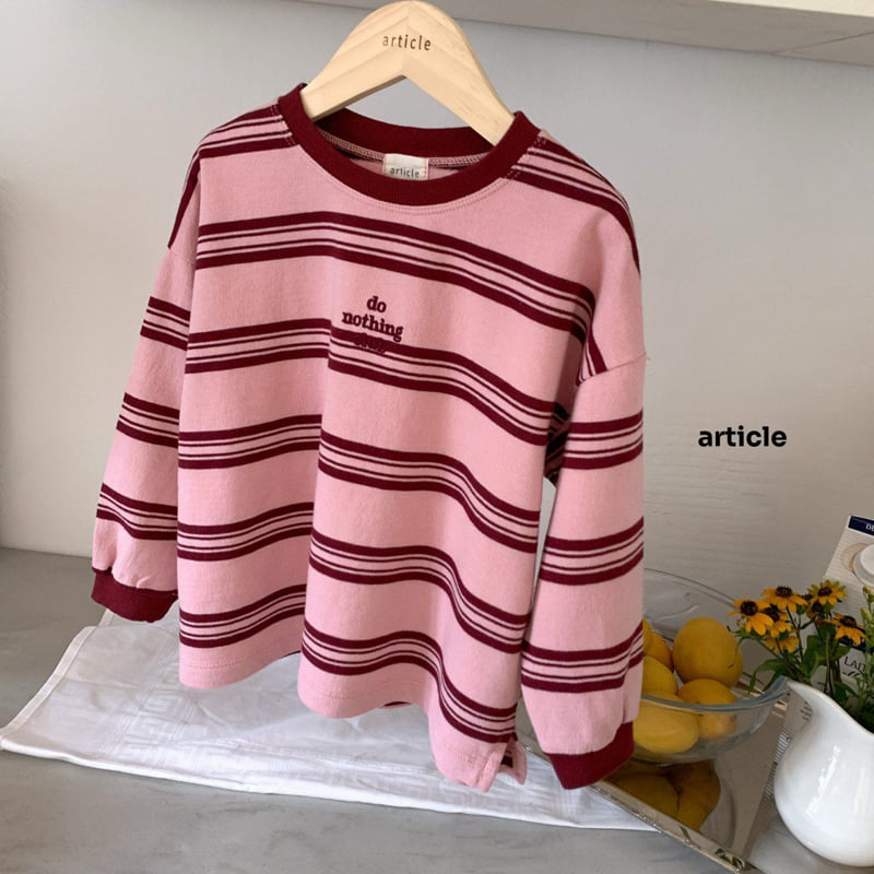 Article - Korean Children Fashion - #childrensboutique - Club Embroidered Box Tee - 6