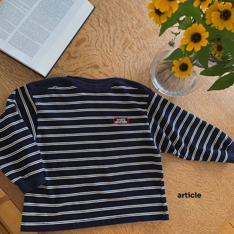 Article - Korean Children Fashion - #childrensboutique - Land Boat Neck Tee - 5