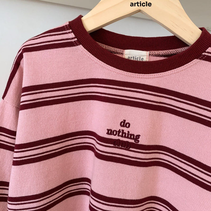 Article - Korean Children Fashion - #designkidswear - Club Embroidered Box Tee - 7