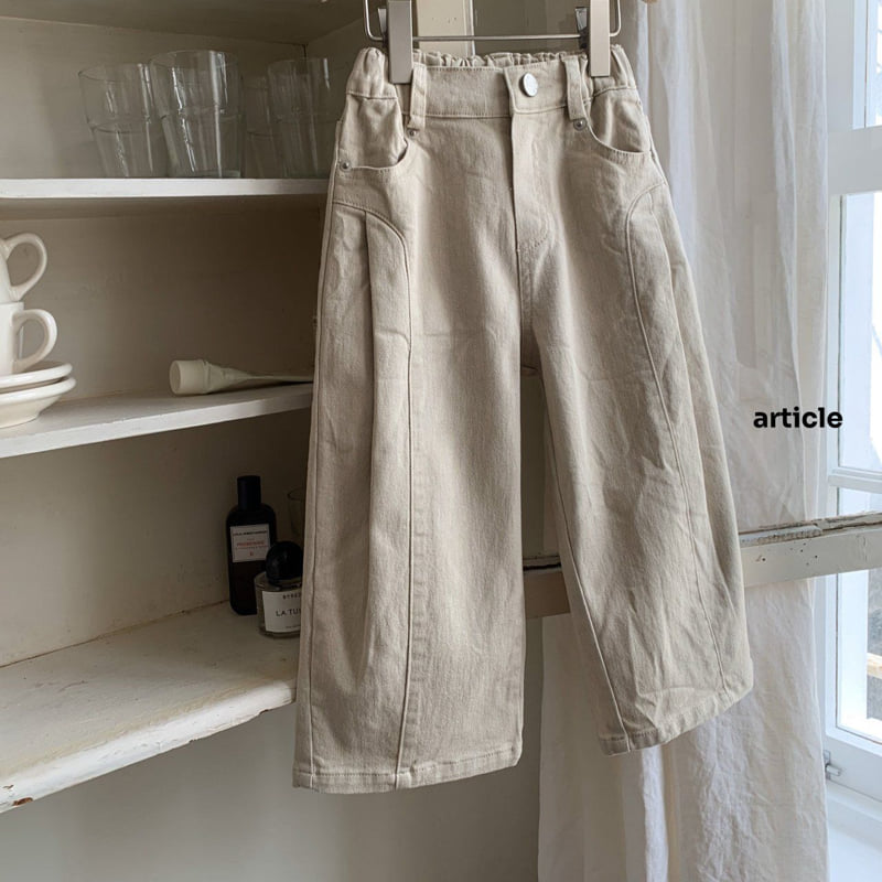 Article - Korean Children Fashion - #designkidswear - Barrel Wide Pants - 2
